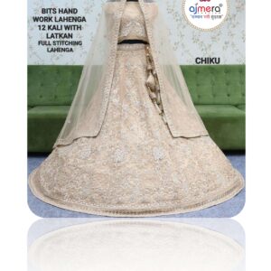 bits hand work lahenga 12 kali with latkan full stitching lahenga