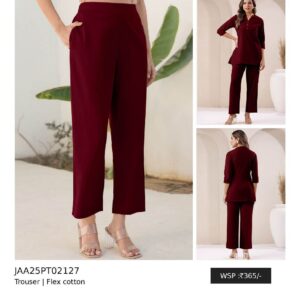 ja25pt02126 | flex cotton trouser